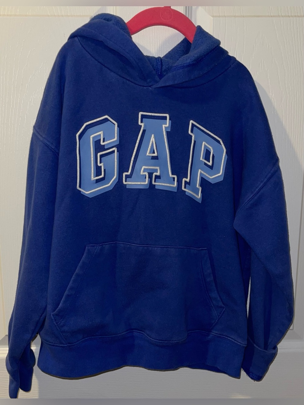 Gap kids medium blue hoodie cotton